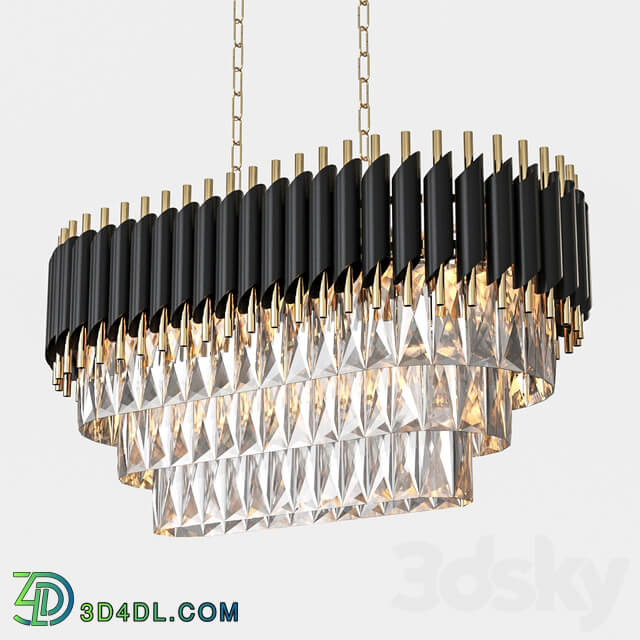 Hanging chandelier Omnilux Certaldo OML 81803 13 Pendant light 3D Models