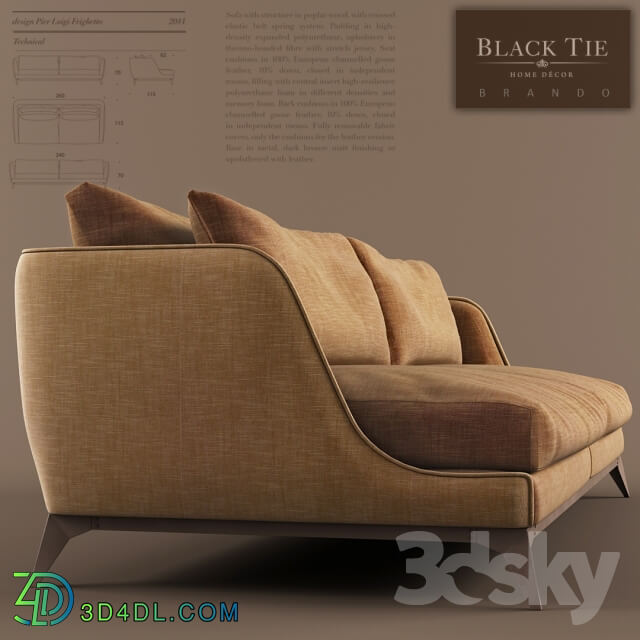 Brando sofa by Black Tie