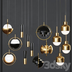 Pendant lights set 030 Pendant light 3D Models 