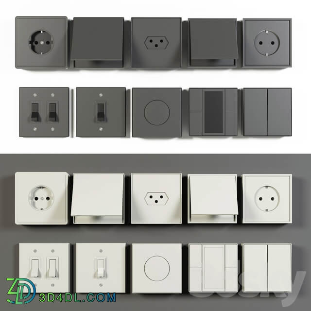 Miscellaneous Jung LS 990 outlet electric switches