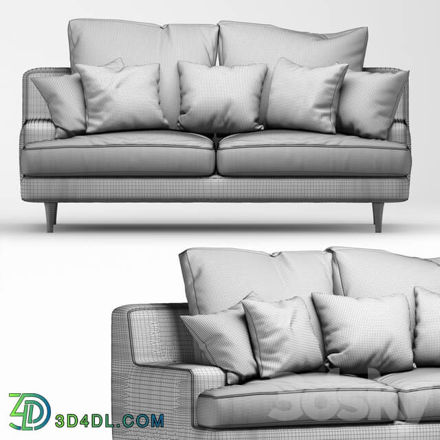 Roche Bobois sofa green 01