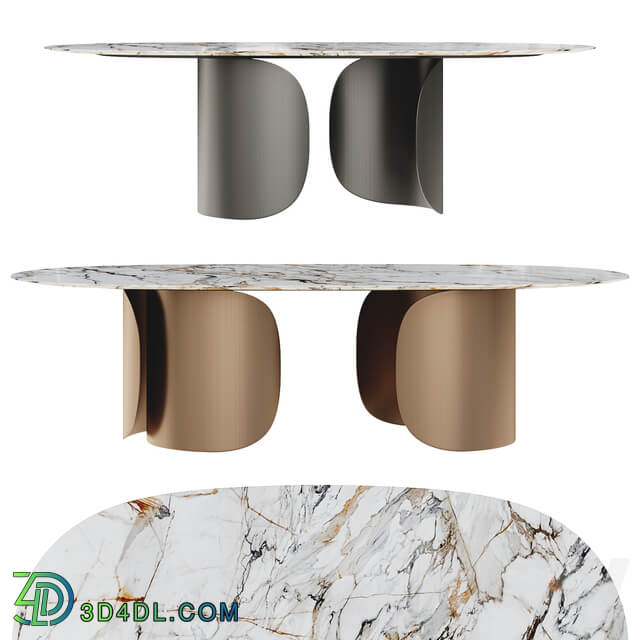 Opera OSCAR ovale Dining Table set