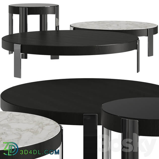 Minotti Mattia Round Coffee Tables