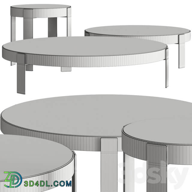 Minotti Mattia Round Coffee Tables