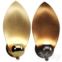 Sconce LAVRA Wall Lamp Gold Mocha 