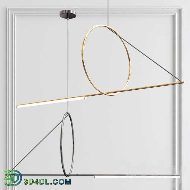 CERCLE TRAIT PENDANT by CVL Luminaires Pendant light 3D Models