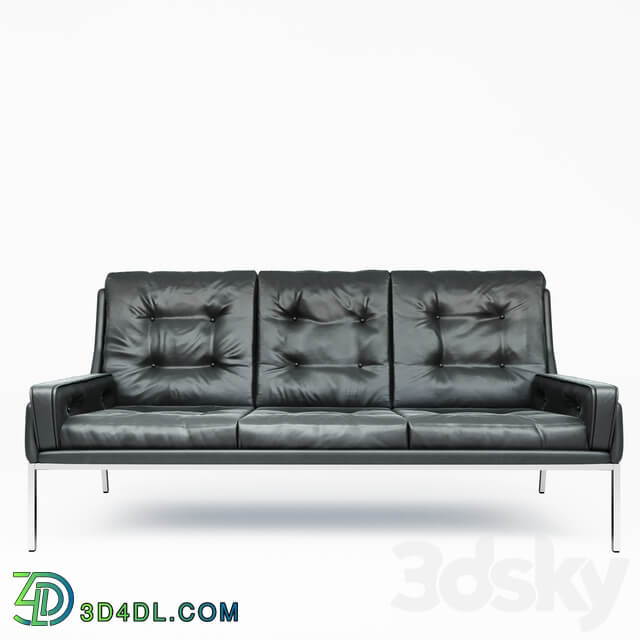 RareBlackLeatherSofa