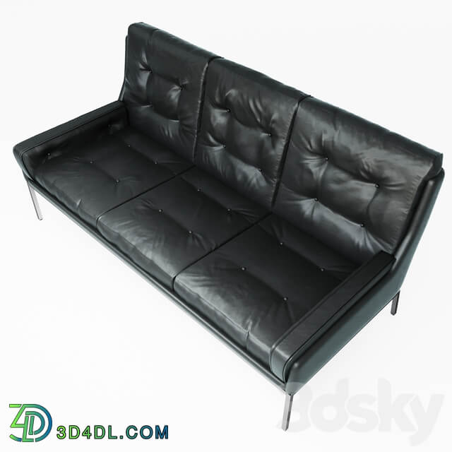 RareBlackLeatherSofa