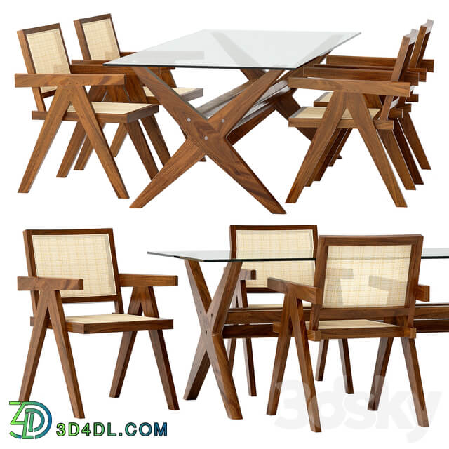 Table Chair Eichholtz dining set