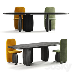 Table Chair Atlas Dining Set 