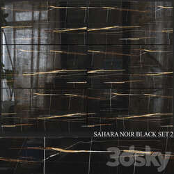 Decovita Sahara Noir Black 600x1200 Set 2 