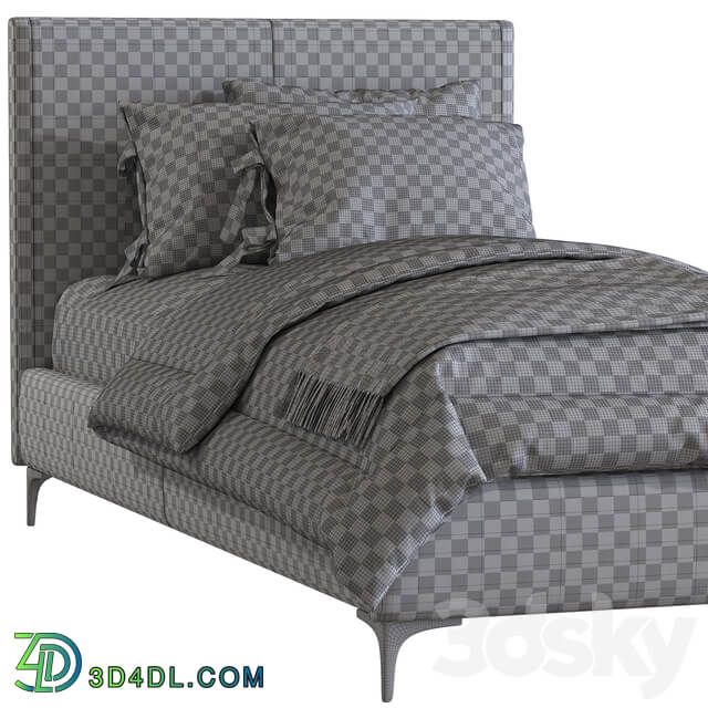 Bed Andes Deco Upholstered Bed 2