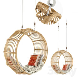 Other Rattan swing chair natural 