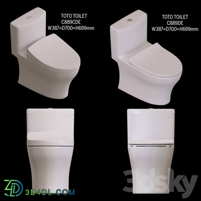 TOTO TOILET C889CDE C889DE