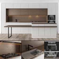 Kitchen Kitchen Modern White and Wood 32 