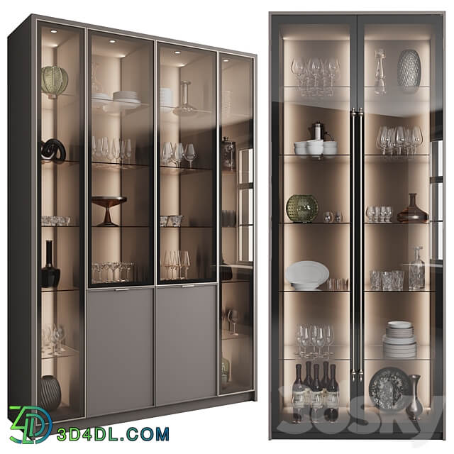 Wardrobe Display cabinets Сupboard with dishes My Design 8