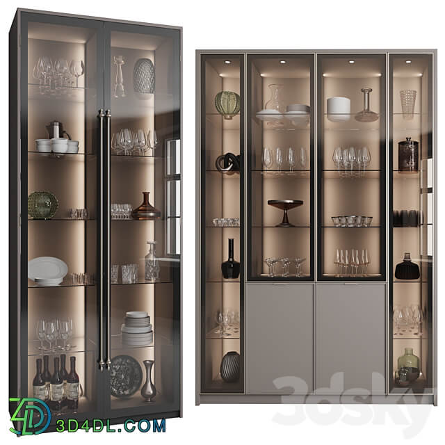 Wardrobe Display cabinets Сupboard with dishes My Design 8