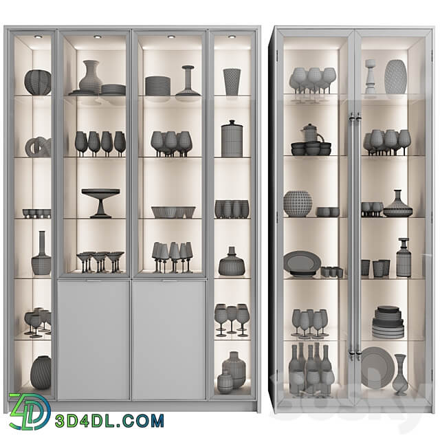 Wardrobe Display cabinets Сupboard with dishes My Design 8