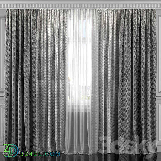 Curtains with window 309