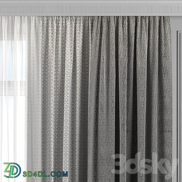 Curtains with window 309