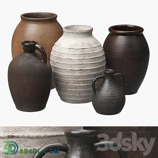 Ceramic vases 3D Models