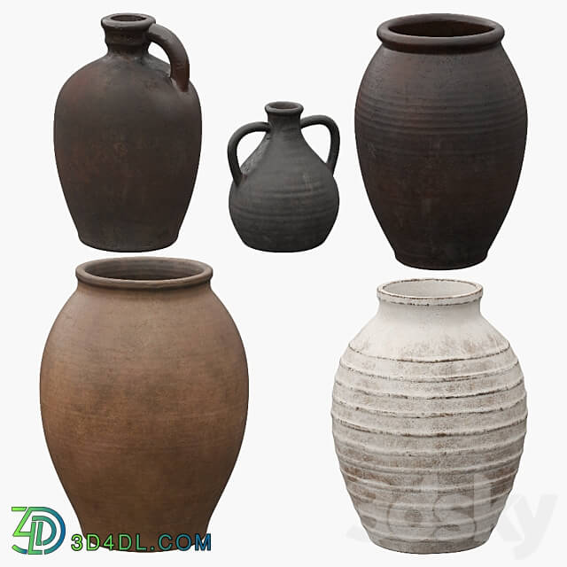 Ceramic vases 3D Models