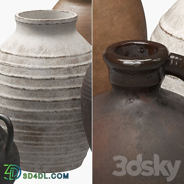 Ceramic vases 3D Models