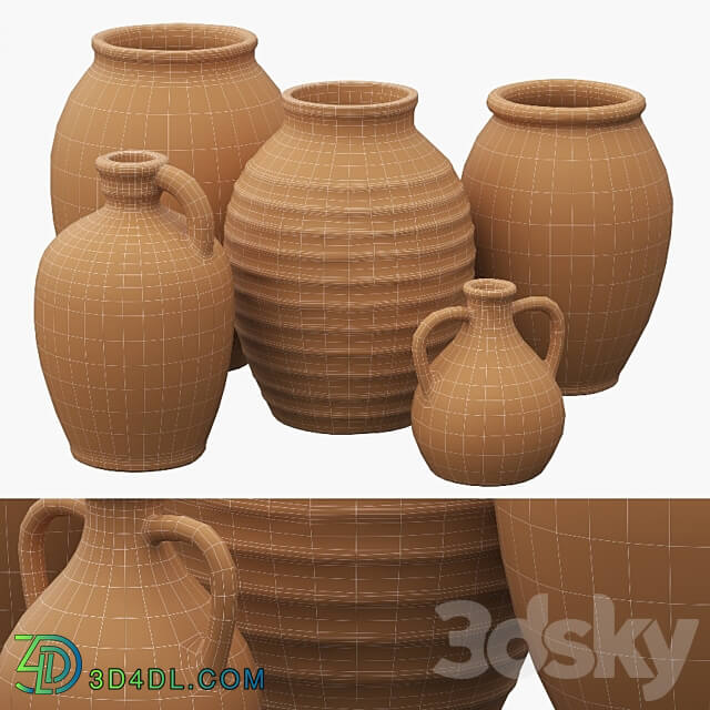 Ceramic vases 3D Models