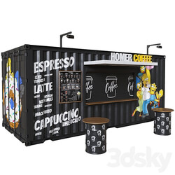 Coffee shop container 