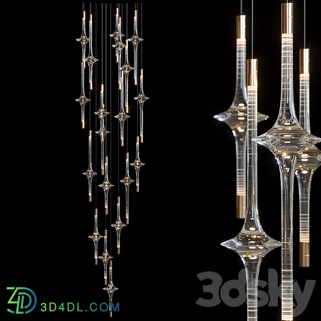 Droplight Vargov Design Pendant light 3D Models