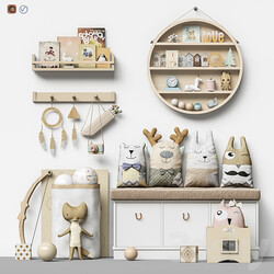 Toys and furniture set 99 Miscellaneous 3D Models 