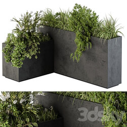 Outdoor Plant Set 248 Plant L Type Box 