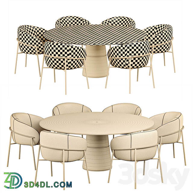 Table Chair Rimo dinning set