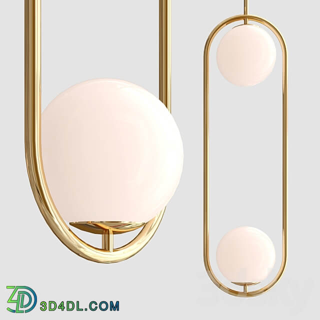 Pendant Lamp Hoop collection Pendant light 3D Models