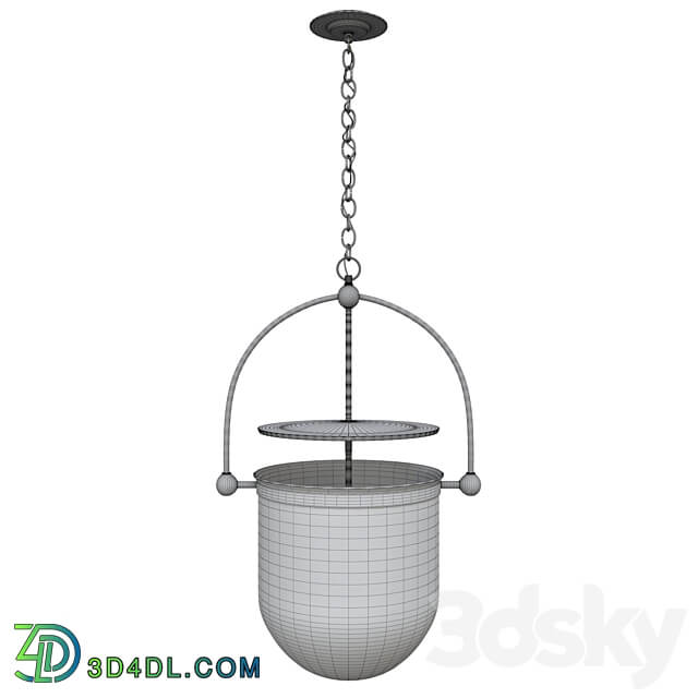 Pendant light Urban smokebell