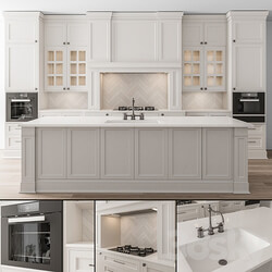 Kitchen Kitchen Neo Classic White Set 43 