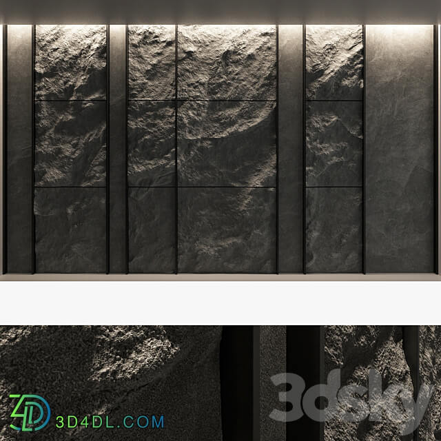 Decorative wall panel set 56