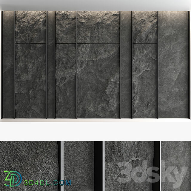 Decorative wall panel set 56