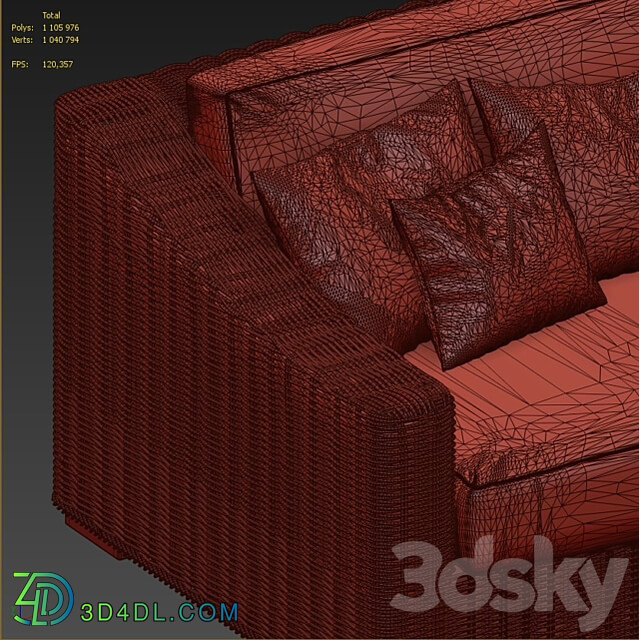 Restoration Hardware PROVENCE SOFA 3D Models 3DSKY