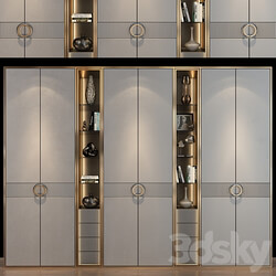 Wardrobe Display cabinets Furniture Composition 55 