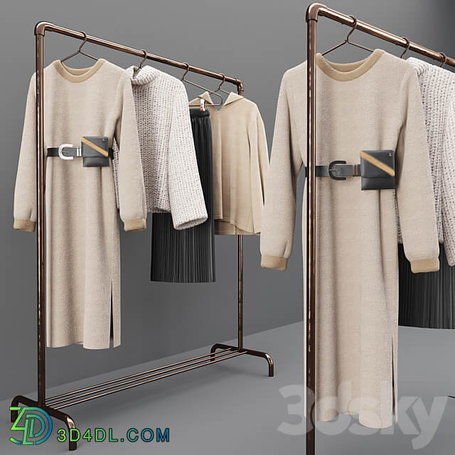 Elegant Woman Clothes Set 03 Clothes 3D Models 3DSKY