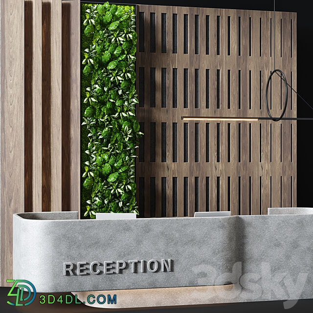 Reception desk 13 3D Models 3DSKY