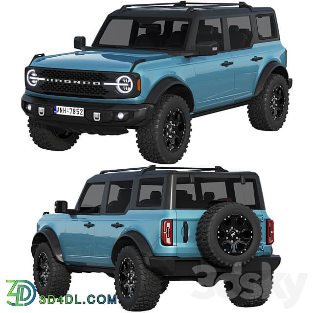 Ford Bronco 2021 3D Models 3DSKY