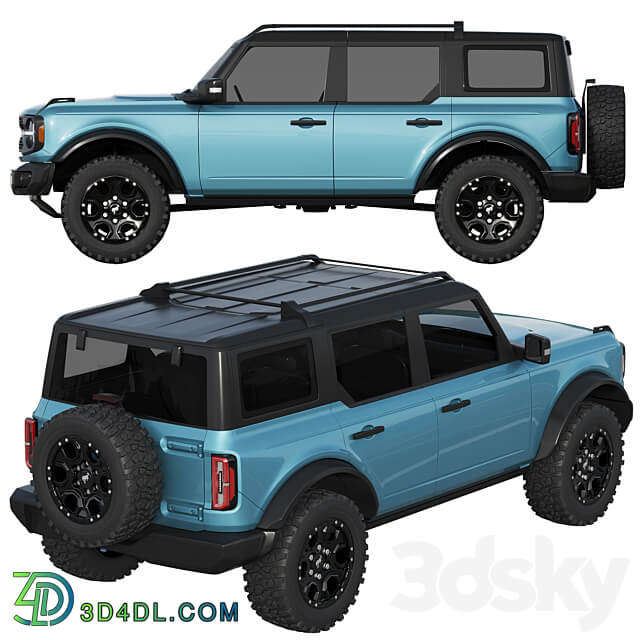 Ford Bronco 2021 3D Models 3DSKY