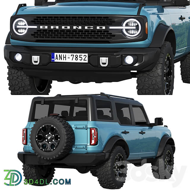 Ford Bronco 2021 3D Models 3DSKY