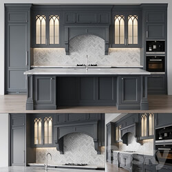 Classic kitchen 5 Kitchen 3D Models 3DSKY 