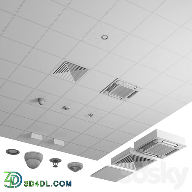 Armstrong ceiling classic Other decorative objects 3D Models 3DSKY