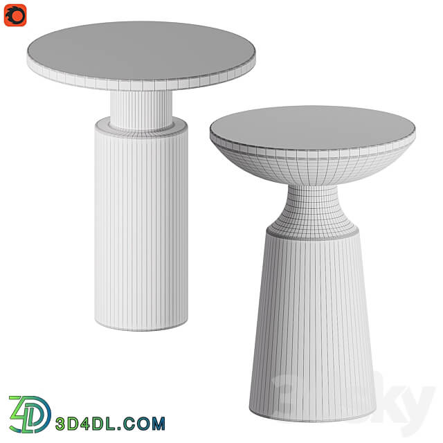 Set of coffee tables Kesbury and Stand M 3D Models 3DSKY