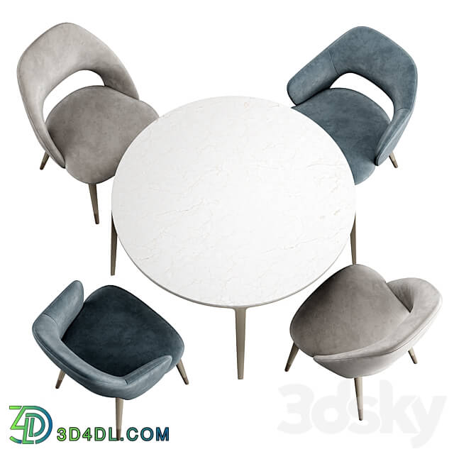 Roma Chair Table Table Chair 3D Models 3DSKY