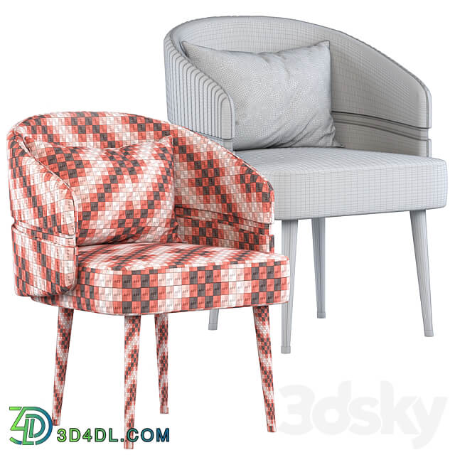 Aster Billy Arm Chair 3D Models 3DSKY